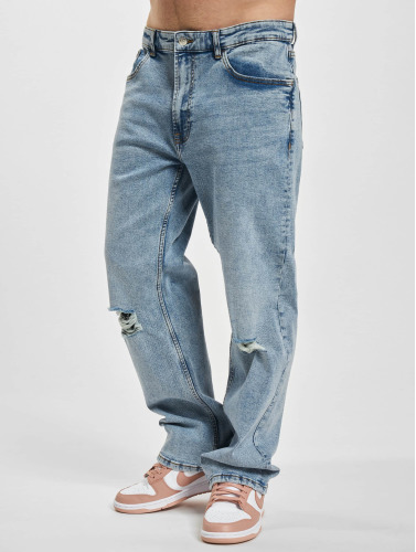 Denim Project / Straight fit jeans Dprecycled Loose Destroy in blauw