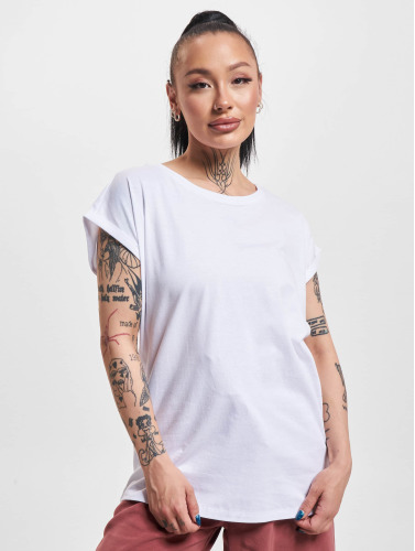 Urban Classics / t-shirt Ladies Extended Shoulder 2-Pack in groen