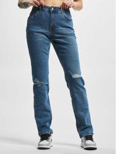 Denim Project / Straight fit jeans Dpwboyfriend Destroyed in blauw