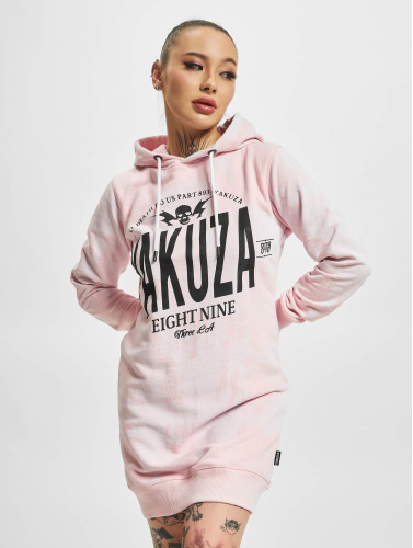 Yakuza / jurk Grunge Allover in pink