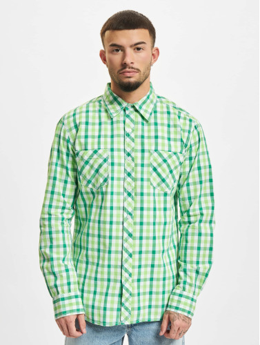 Urban Classics / overhemd Tricolor Big Checked in groen