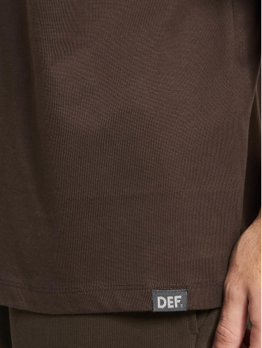 DEF / t-shirt Oversized in bruin