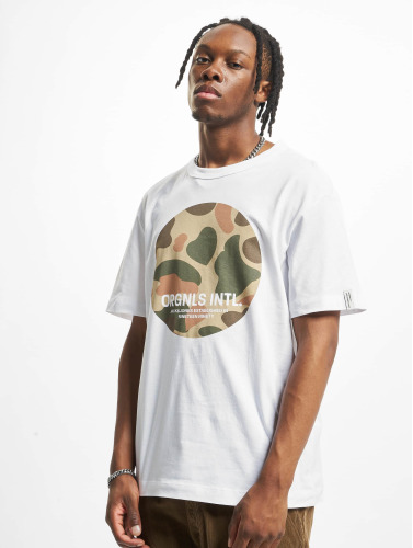 Jack & Jones / t-shirt Camo in wit