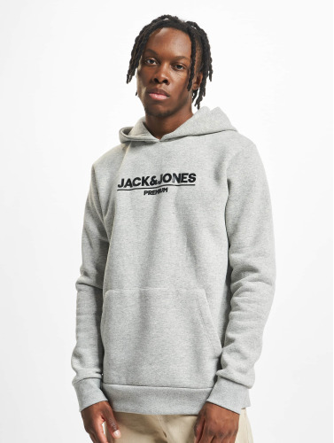 Jack & Jones / Hoody Blajadon Branding in grijs