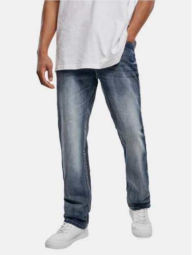 Southpole / Straight fit jeans Streaky Basic Denim in blauw