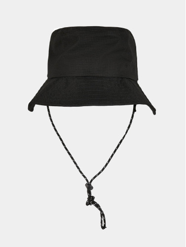 Urban Classics Bucket hat / Vissershoed Adjustable Flexfit Zwart