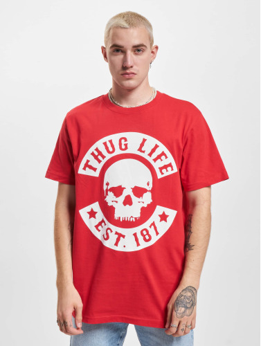 Thug Life / t-shirt B.Skull in rood