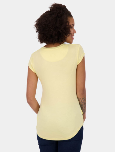 Alife & Kickin / t-shirt Mimmy A in geel