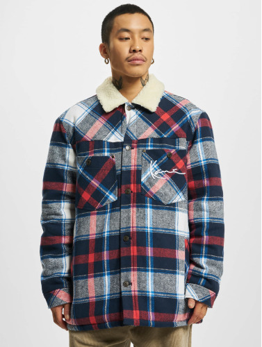 Karl Kani / Zomerjas Chest Signature Heavy Flannel Shirt Transition in beige