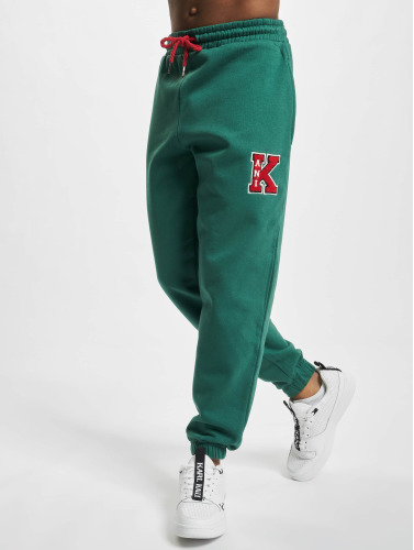 Karl Kani / joggingbroek Retro Patch Slim Fit in groen