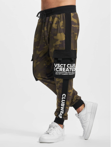 VSCT Clubwear / Cargobroek Norman Camo Logo Stripes in camouflage