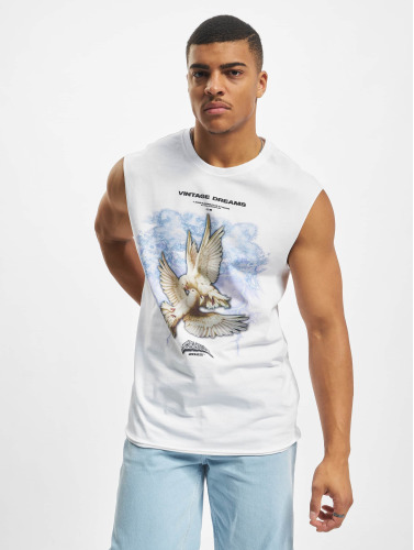 MJ Gonzales / t-shirt Vintage Dreams X Sleeveless in wit