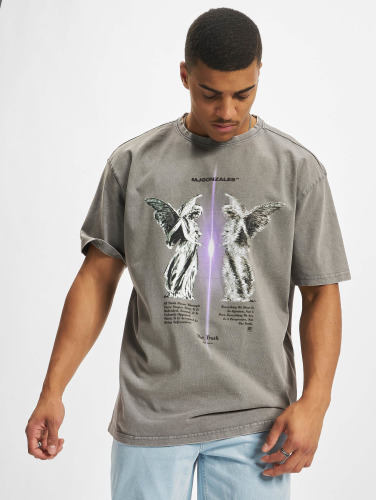 MJ Gonzales / t-shirt The Truth V.1 X Acid Washed Heavy Oversize in grijs