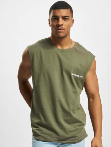 MJ Gonzales / t-shirt Tm Sleeveless in olijfgroen