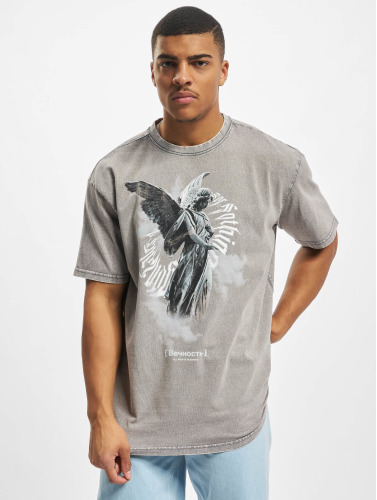 MJ Gonzales / t-shirt Angel 3.0 X Acid Washed Heavy Oversize in grijs