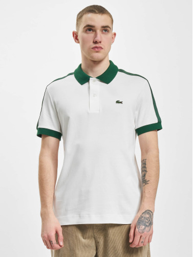 Lacoste / poloshirt Short Sleeved Ribbed Collar in beige