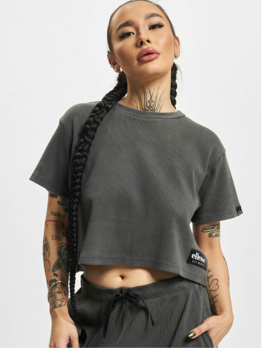 Ellesse / t-shirt Negozio Cropped in zwart