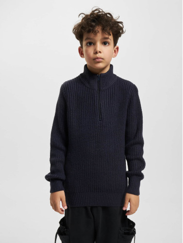 Brandit Sweater/trui kinderen -Kids 170/176- Kids Marine Troyer Pullover Blauw