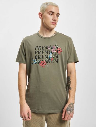 Jack & Jones / t-shirt Birdy Print Crew Neck in groen