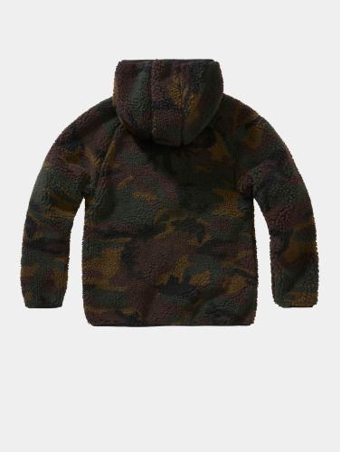 Brandit / Zomerjas Kids Teddyfleece Hood in camouflage