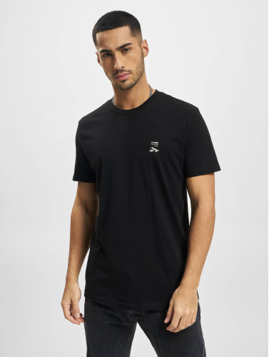 Jack & Jones / t-shirt Mapping Crew Neck in zwart