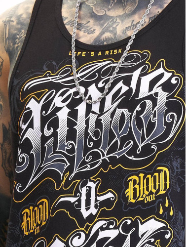 Blood In Blood Out / Tanktop Chicoro in zwart
