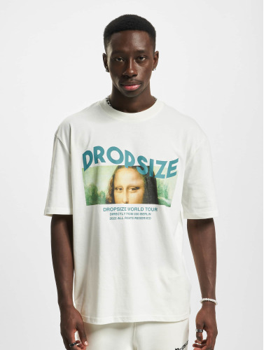 Dropsize / t-shirt Heavy Oversize Mona in wit