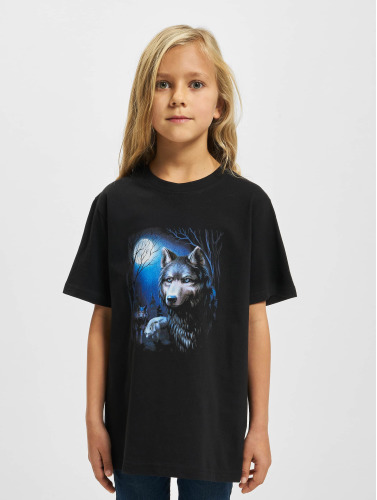 Urban Classics Kinder Tshirt -Kids 122- Wolf Zwart