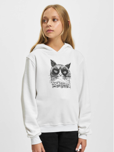 Mister Tee sweatshirt unhappy cat Zwart-146/152