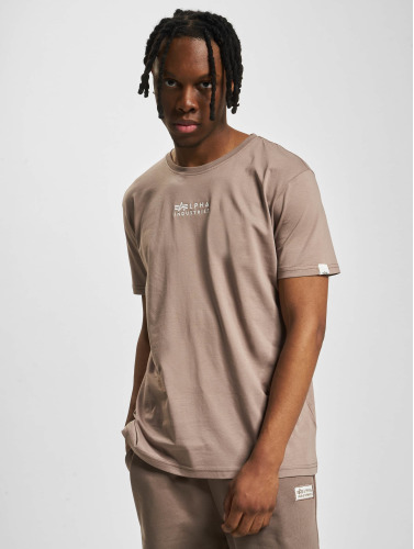 Alpha Industries / t-shirt Organics EMB in bruin