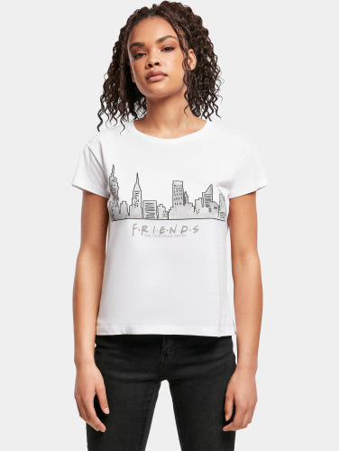 Urban Classics Friends Dames Tshirt -XL- Friends Skyline Box Wit