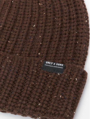 Only & Sons / Beanie Emile Nap Knit in bruin