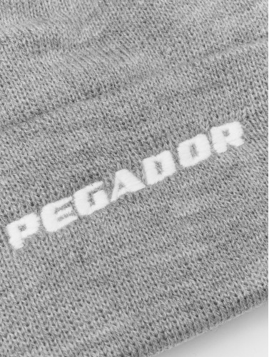 PEGADOR / Beanie Logo in grijs
