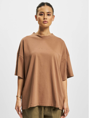 PEGADOR / t-shirt Bel Air Heavy Oversized in bruin