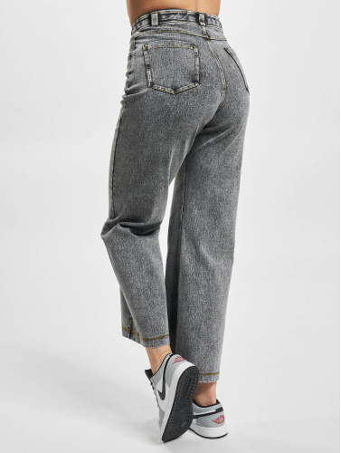 Freddy / Loose fit jeans High Waist Wide Leg - Washed Denim in grijs