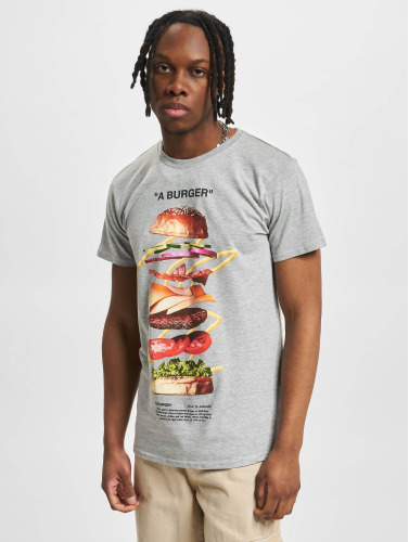 Mister Tee / t-shirt A Burger in grijs