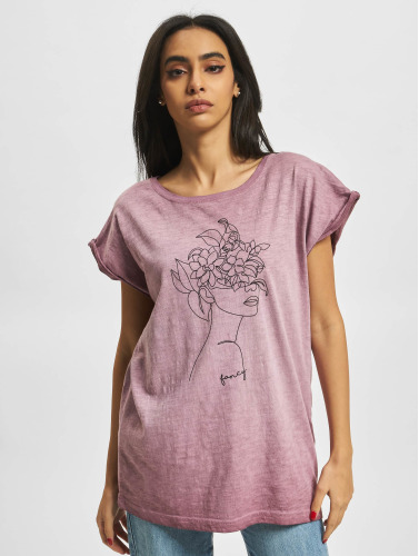 Mister Tee / t-shirt Ladies One Line Fruit in rood
