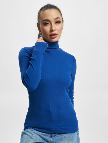 Only / Longsleeve Philine Rollneck in blauw