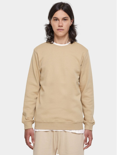 Urban Classics Crewneck sweater/trui -5XL- Basic Terry Beige