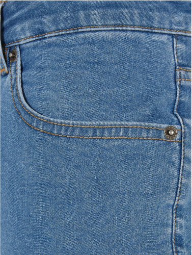 Urban Classics Korte broek -Taille, 44 inch- Relaxed Fit Jeans Blauw