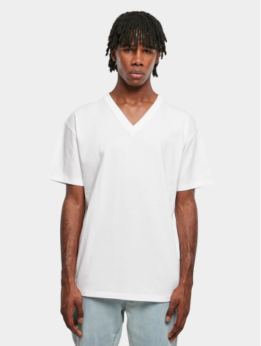 Urban Classics Heren Tshirt -XXL- Organic Oversized V-Neck Wit