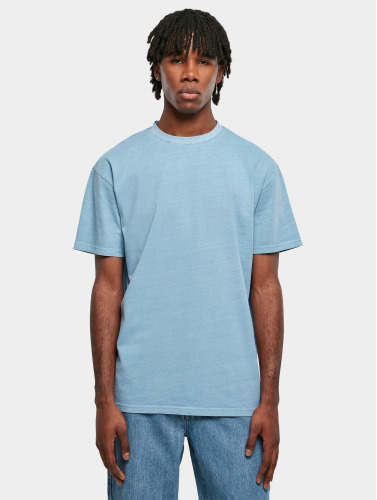 Urban Classics Heren Tshirt -S- Heavy Oversized Garment Dye Blauw