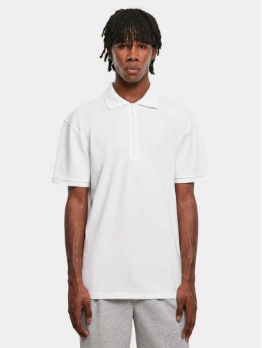 Urban Classics Polo shirt -L- Oversized Zip Wit