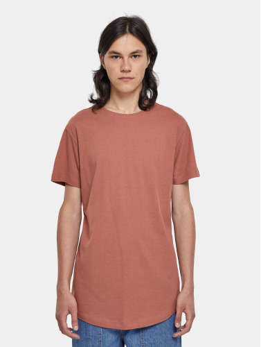 Urban Classics Heren Tshirt -XXL- Shaped Long Oranje