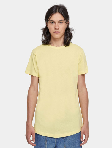 Urban Classics Heren Tshirt -3XL- Shaped Long Geel