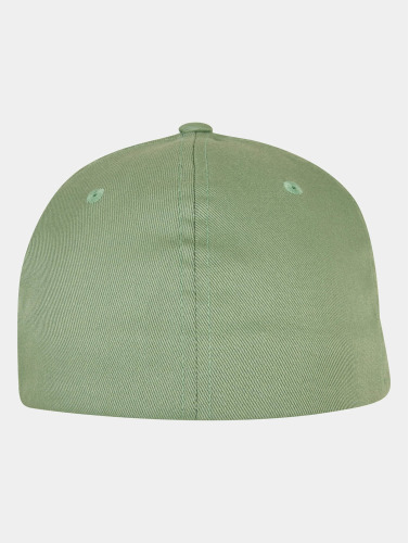 Flexfit / Flexfitted Cap Wooly Combed in groen
