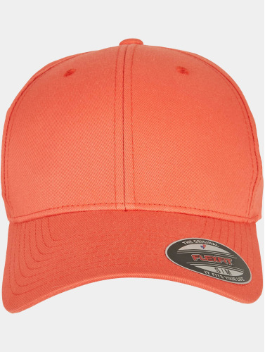 Flexfit / Flexfitted Cap Wooly Combed in oranje