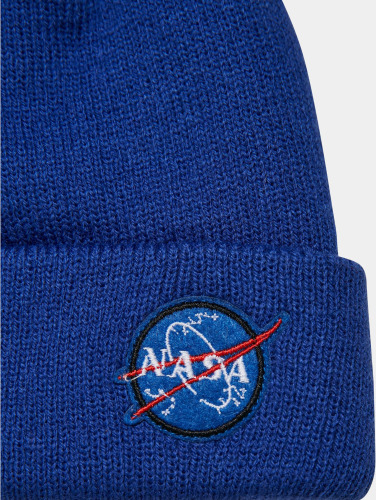 Mister Tee NASA Kinder beanie -L/XL- NASA Embroidery Blauw