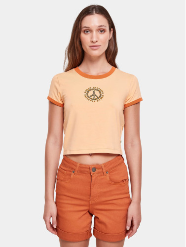 Urban Classics / t-shirt Ladies Stretch Jersey Cropped in oranje