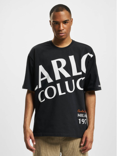 Carlo Colucci / t-shirt Big Logo in zwart
